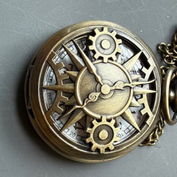 Modern Steampunk pocket watch - Picture 2 of 4